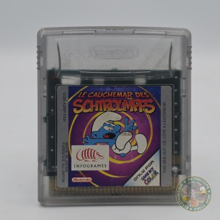 Le Cauchemar des Schtroumpfs GBC - Gameboy Color Jeux - Retrochips