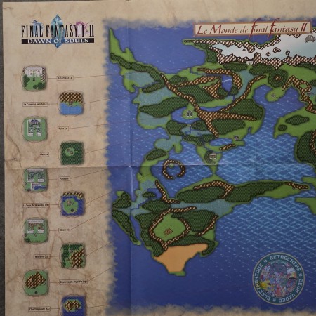 Poster Final Fantasy I & II Dawn of Souls 83cm X 55cm 