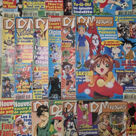 Lot de 16 Magazine / revue D. Mangas / Dorothée Magazine 