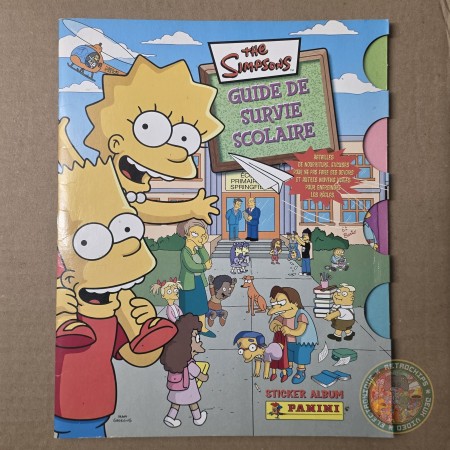 Album Panini The Simpsons Guide de Survie Scolaire 