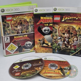 Kung Fu Panda / Lego Indiana Jones XBOX360 - Jeux Xbox360 - Retrochips