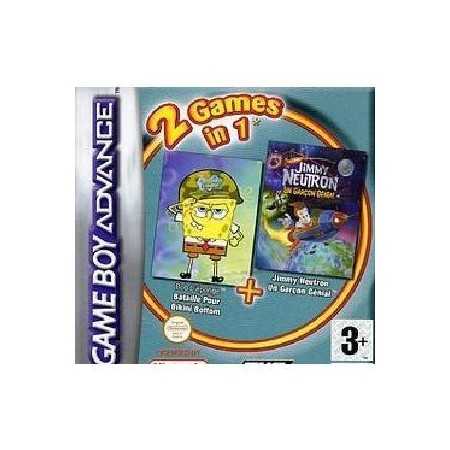 Bob l'Eponge : Bataille pour Bikini Bottom et Jimmy Neutron : Un Garçon Génial GBA | Gameboy Advance Jeux | retrogaming