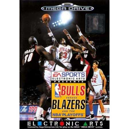 Bulls vs Blazers and the NBA Playoffs en boîte MD | Megadrive Jeux | retrogaming