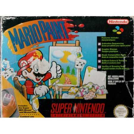 Mario Paint SNES | Super Nintendo Jeux | retrogaming